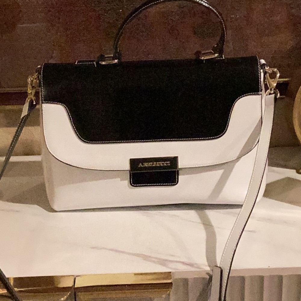 Crossbody Patten Leather Authentic Bag Made in Italy